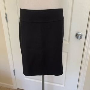 Black pencil skirt